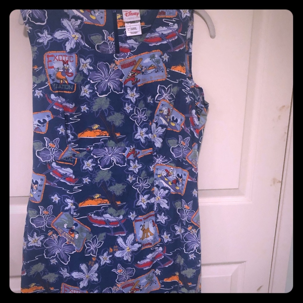 Disney Hawaiian vacation sleeveless dress